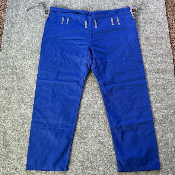 Gameness Gi Pants Men's A6 Brazilian Jiu-Jitsu Grappling Blue Bottom 50 X 34 - Picture 2 of 12